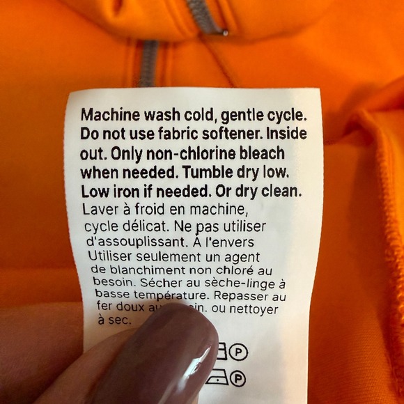 Spanx AirEssentials Half Zip Sweatshirt Orange Pullover Womens 1X 1T - Picture 5 of 9